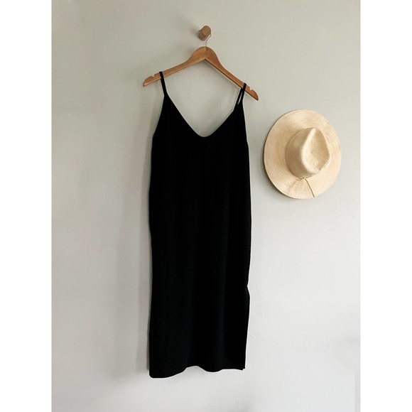 Everlane | The Japanese GoWeave Slip Dress | Black | Sz 2 | NWOT - Picture 2 of 7